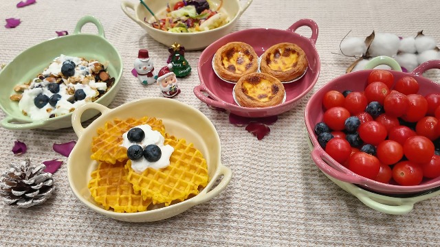 Amazon.com | TAUFIKT Ceramic Soup Bowl with Handles, 17 oz French